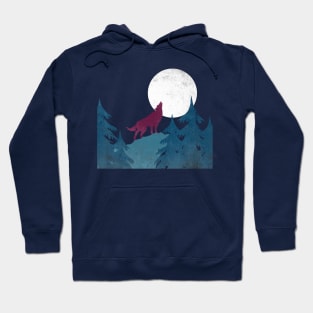 Wolf in the woods Hoodie